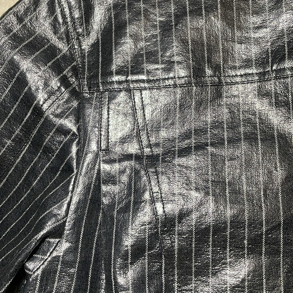 Emil Rutenberg Collection Waxed Linen Small Bomber Jacket - Picture 6 of 9